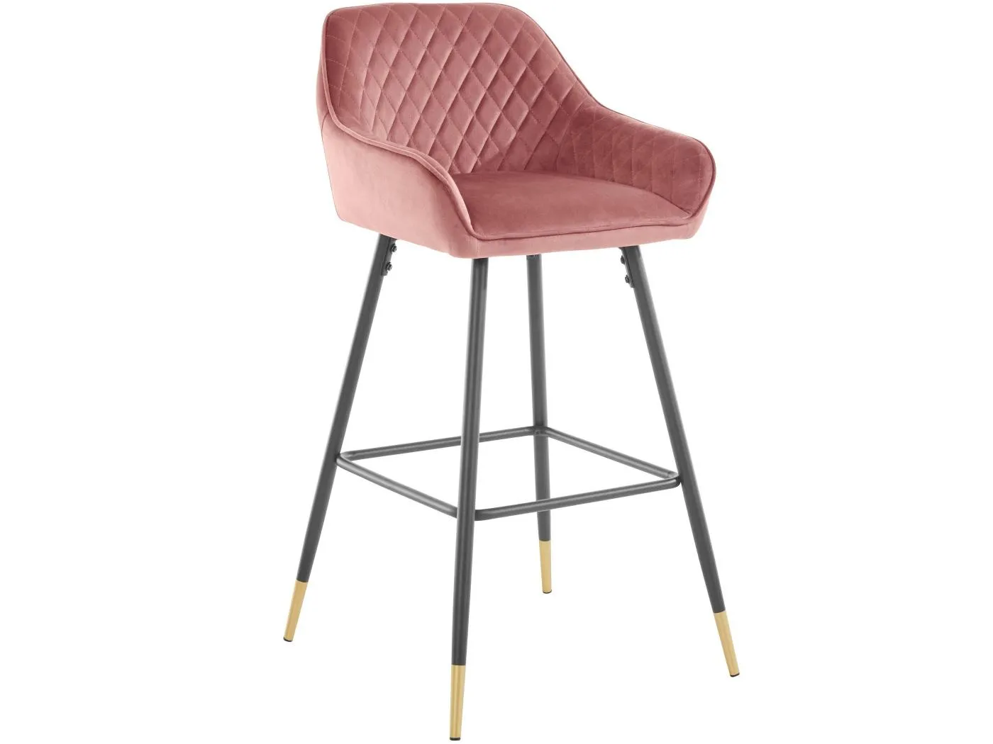 Barchair Samt 1 Pack Rosa