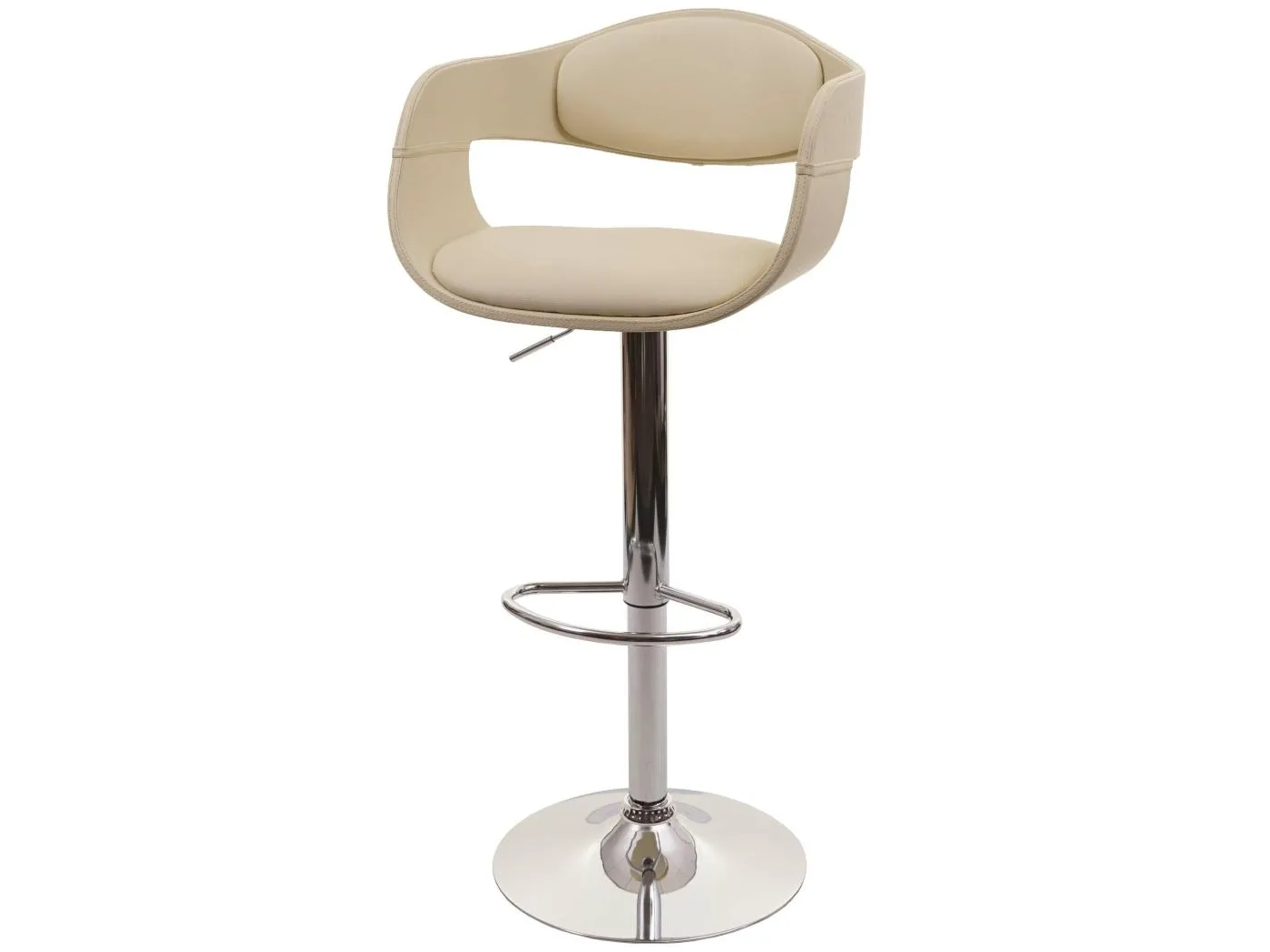 Barhocker MCW-A47b, Creme