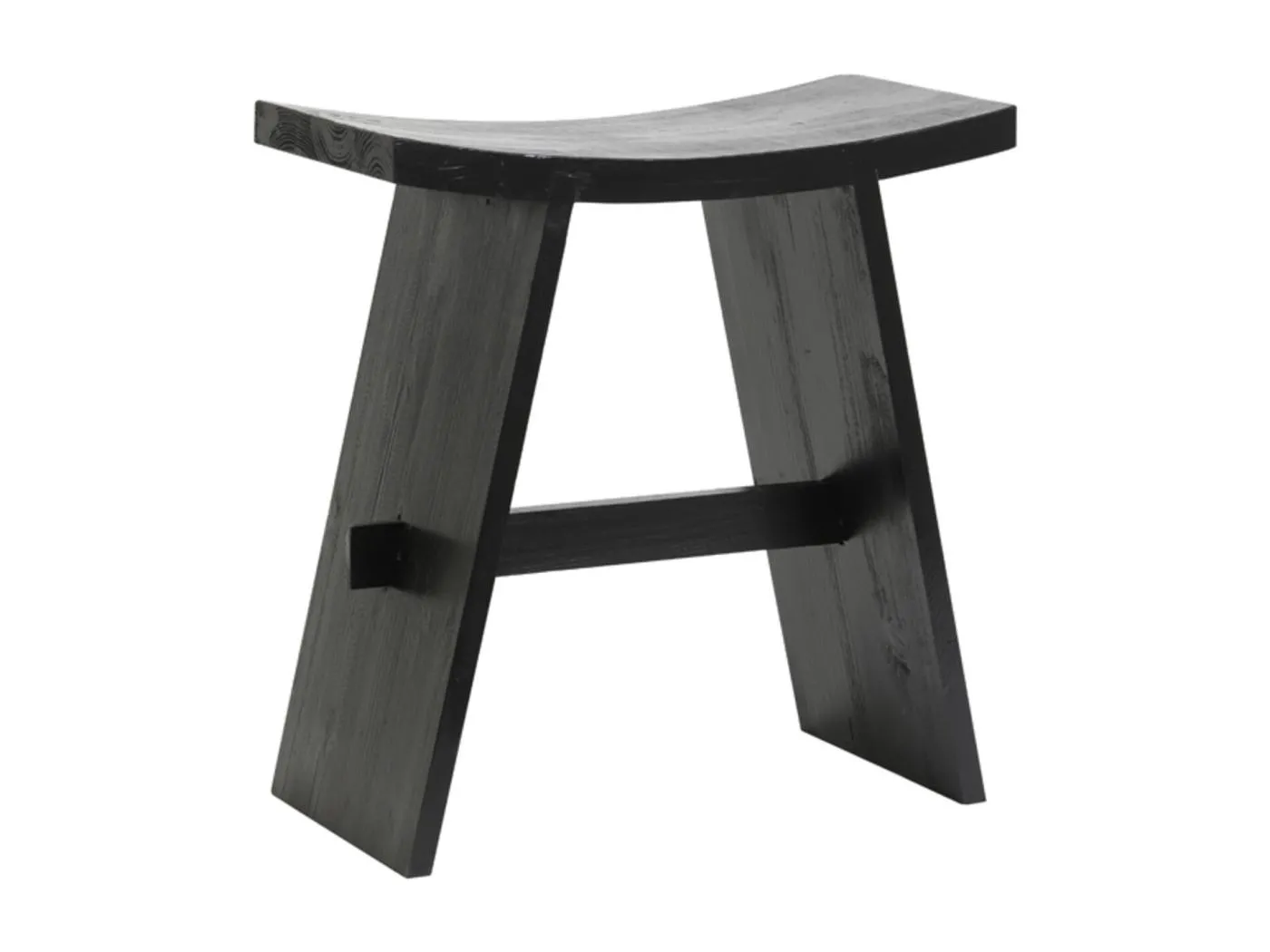 Hocker NIEKE - 47x24x50cm - Schwarz
