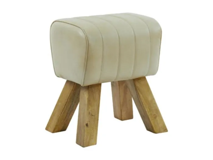 Hocker RAMY - 40x31x46cm - Braun