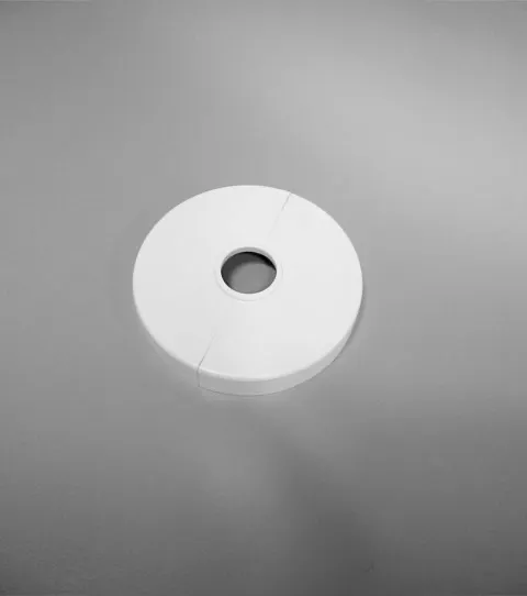 Zubehör Abdeckkappe für Charleston FK angeschweißt fix 150mm, weiß