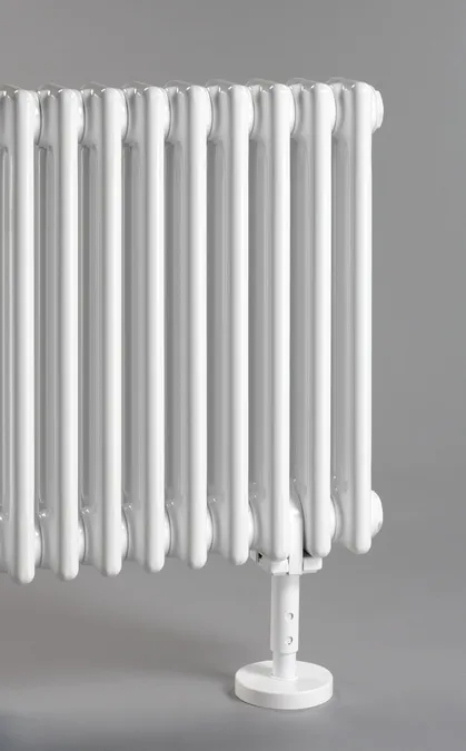 Zubehör Hub-Fußkonsole HFK, lackiert Höhe140-170mm, weiß RAL 9016