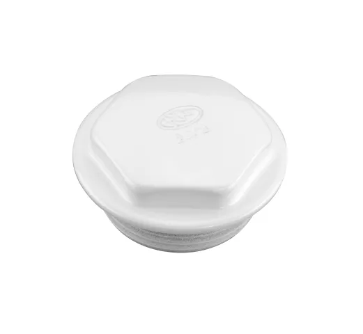 Zubehör Blindstopfen 1Zoll rechts weiß RAL 9016